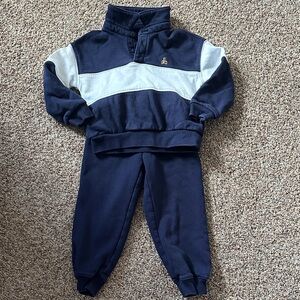 GAP Navy and White Kids Sweatshirt & Joggers Set